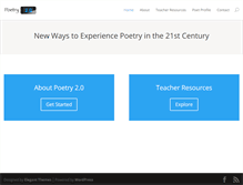 Tablet Screenshot of poetry2point0.com